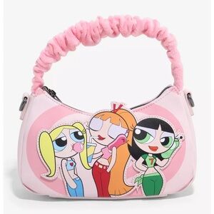 Loungefly Pink power puff girls purse